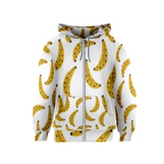 Banana Fruit Yellow Summer Kids  Zipper Hoodie