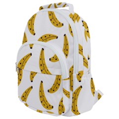 Banana Fruit Yellow Summer Rounded Multi Pocket Backpack by Mariart