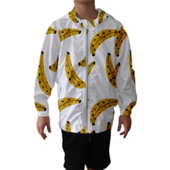 Banana Fruit Yellow Summer Kids  Hooded Windbreaker by Mariart