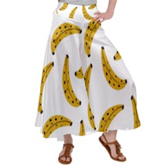 Banana Fruit Yellow Summer Satin Palazzo Pants by Mariart