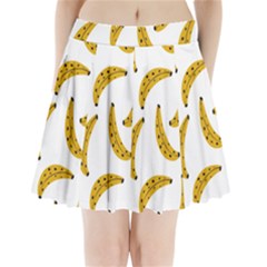 Banana Fruit Yellow Summer Pleated Mini Skirt by Mariart