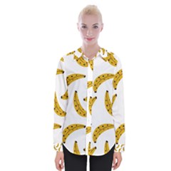 Banana Fruit Yellow Summer Womens Long Sleeve Shirt