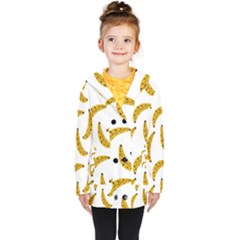 Banana Fruit Yellow Summer Kids  Double Breasted Button Coat by Mariart