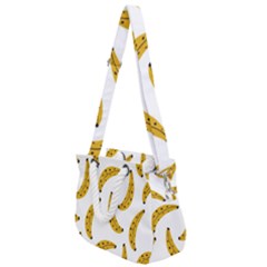 Banana Fruit Yellow Summer Rope Handles Shoulder Strap Bag