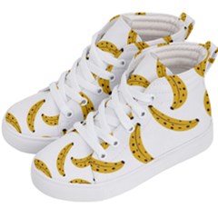 Banana Fruit Yellow Summer Kids  Hi-top Skate Sneakers by Mariart