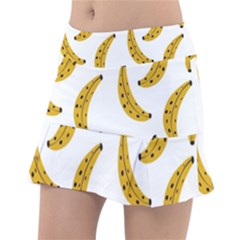 Banana Fruit Yellow Summer Tennis Skorts by Mariart