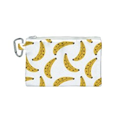 Banana Fruit Yellow Summer Canvas Cosmetic Bag (small)