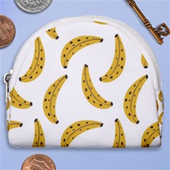 Banana Fruit Yellow Summer Horseshoe Style Canvas Pouch by Mariart