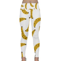 Banana Fruit Yellow Summer Lightweight Velour Classic Yoga Leggings