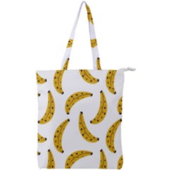 Banana Fruit Yellow Summer Double Zip Up Tote Bag