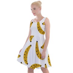 Banana Fruit Yellow Summer Knee Length Skater Dress