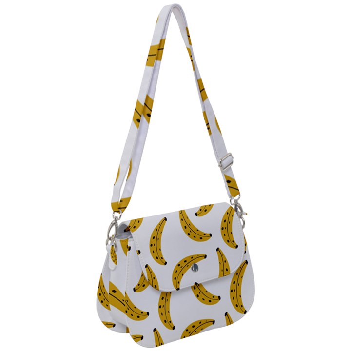 Banana Fruit Yellow Summer Saddle Handbag