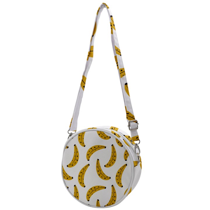 Banana Fruit Yellow Summer Crossbody Circle Bag