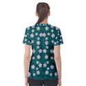 Porcelain Flowers  On Leaves Women s Sport Mesh Tee View2