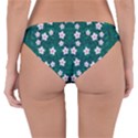 Porcelain Flowers  On Leaves Reversible Hipster Bikini Bottoms View4