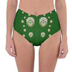 The Way To Freedom One Island One Gnome Reversible High-waist Bikini Bottoms by pepitasart