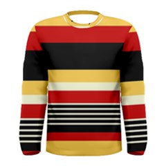 Contrast Yellow With Red Men s Long Sleeve Tee by tmsartbazaar