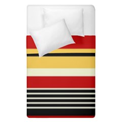 Contrast Yellow With Red Duvet Cover Double Side (single Size) by tmsartbazaar