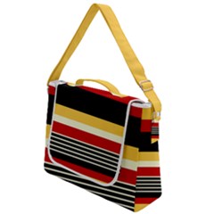 Contrast Yellow With Red Box Up Messenger Bag