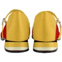 Contrast Yellow With Red Women s Mary Jane Shoes View4