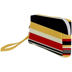 Contrast Yellow With Red Wristlet Pouch Bag (small) by tmsartbazaar