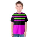 Disco Stripes Kids  Cotton Tee View1