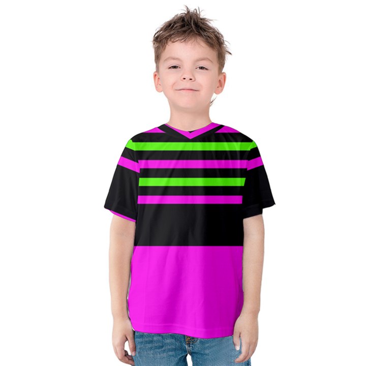 Disco Stripes Kids  Cotton Tee