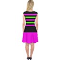 Disco Stripes Capsleeve Midi Dress View2