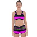 Disco Stripes Racerback Boyleg Bikini Set View1