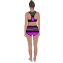 Disco Stripes Racerback Boyleg Bikini Set View2