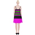 Disco Stripes Spaghetti Strap Velvet Dress View2