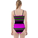 Disco Stripes Cut Out Top Tankini Set View2