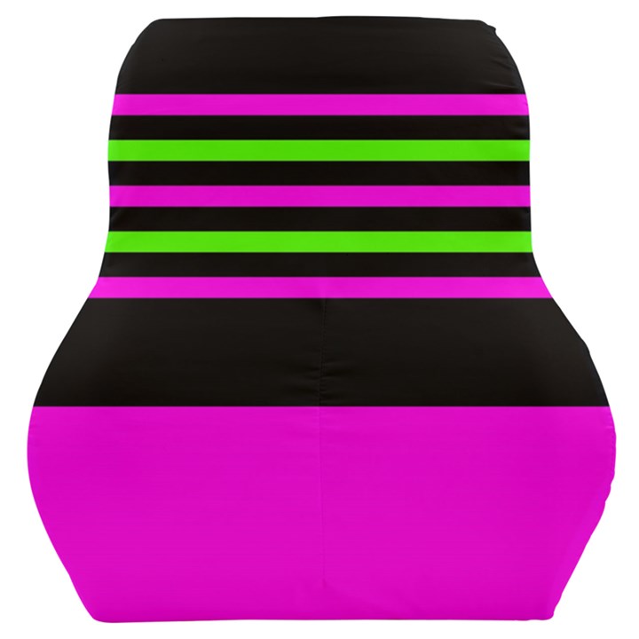 Disco Stripes Car Seat Back Cushion 