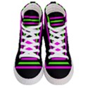 Disco Stripes Men s Hi-Top Skate Sneakers View1