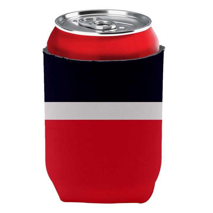 Navy Blue With Red Can Holder