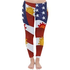 Flage Save Usa Corona Classic Winter Leggings