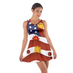 Flage Save Usa Corona Cotton Racerback Dress by HermanTelo