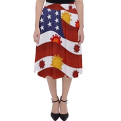 Flage Save Usa Corona Classic Midi Skirt