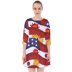 Flage Save Usa Corona Smock Dress by HermanTelo