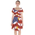 Flage Save Usa Corona Short Sleeve Bardot Dress View1