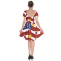 Flage Save Usa Corona Short Sleeve Bardot Dress View2