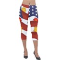 Flage Save Usa Corona Lightweight Velour Capri Leggings  View1