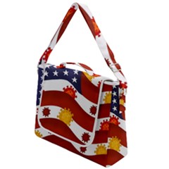 Flage Save Usa Corona Box Up Messenger Bag by HermanTelo