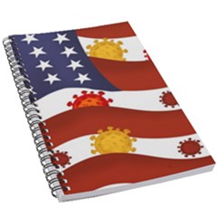 Flage Save Usa Corona 5 5  X 8 5  Notebook