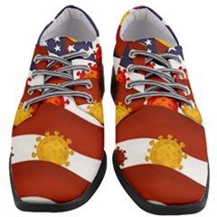 Flage Save Usa Corona Women Heeled Oxford Shoes by HermanTelo