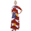 Flage Save Usa Corona Half Sleeves Maxi Dress View2