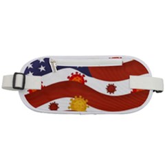 Flage Save Usa Corona Rounded Waist Pouch by HermanTelo