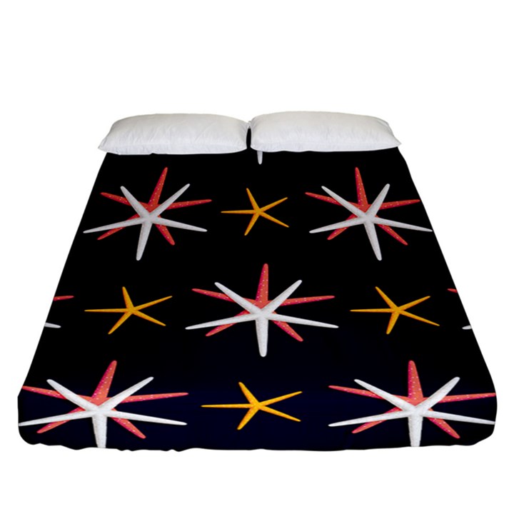 Starfish Fitted Sheet (California King Size)