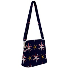 Starfish Zipper Messenger Bag