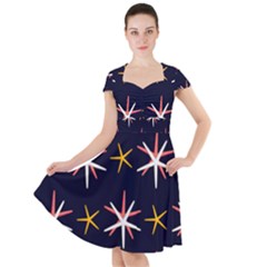 Starfish Cap Sleeve Midi Dress